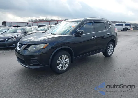 2014 Nissan Rogue Sv из США, поврежденный, VIN 5N1AT2MV2EC817212